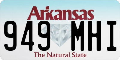 AR license plate 949MHI