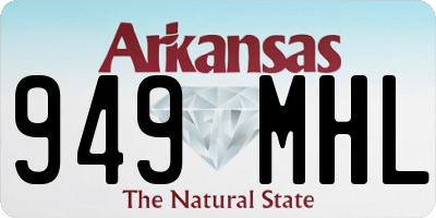 AR license plate 949MHL