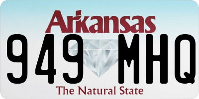 AR license plate 949MHQ