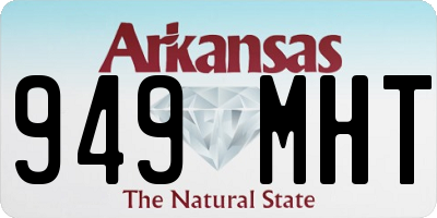 AR license plate 949MHT