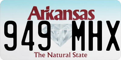 AR license plate 949MHX