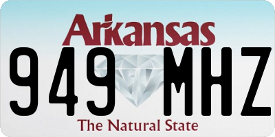 AR license plate 949MHZ