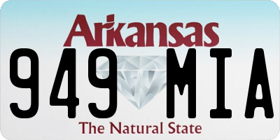 AR license plate 949MIA
