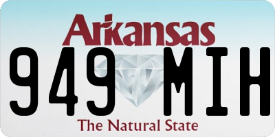 AR license plate 949MIH