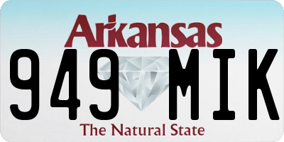 AR license plate 949MIK