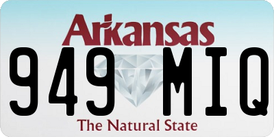 AR license plate 949MIQ
