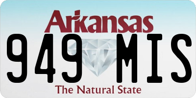 AR license plate 949MIS