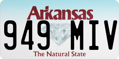 AR license plate 949MIV