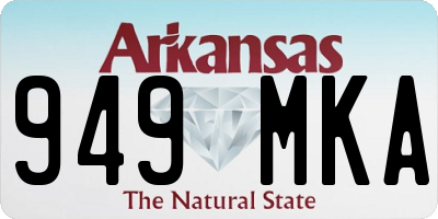AR license plate 949MKA