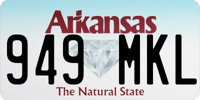 AR license plate 949MKL