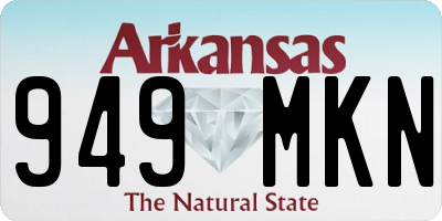 AR license plate 949MKN