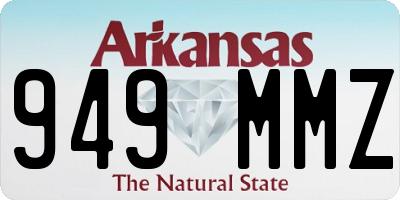 AR license plate 949MMZ