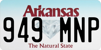 AR license plate 949MNP