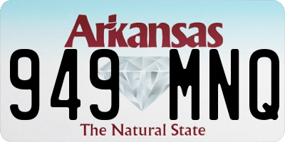 AR license plate 949MNQ