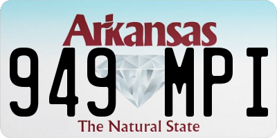 AR license plate 949MPI