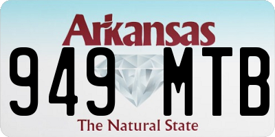 AR license plate 949MTB