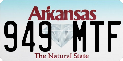 AR license plate 949MTF