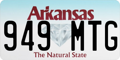AR license plate 949MTG