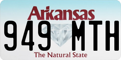 AR license plate 949MTH