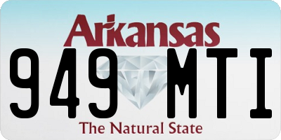 AR license plate 949MTI