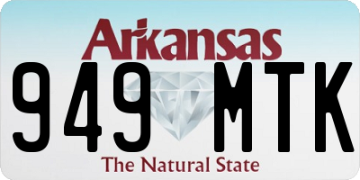 AR license plate 949MTK