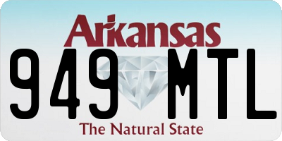 AR license plate 949MTL
