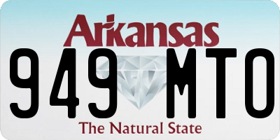 AR license plate 949MTO