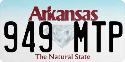 AR license plate 949MTP