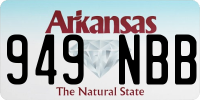 AR license plate 949NBB