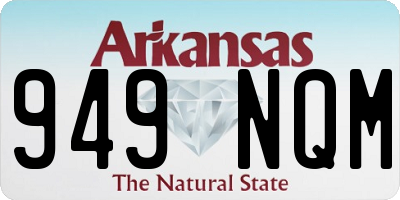 AR license plate 949NQM