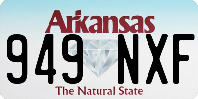AR license plate 949NXF
