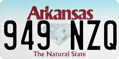 AR license plate 949NZQ