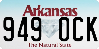 AR license plate 949OCK