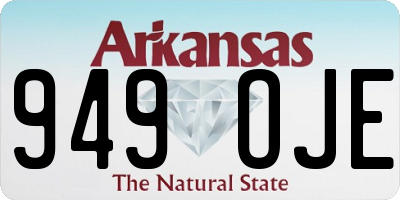 AR license plate 949OJE