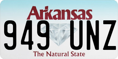 AR license plate 949UNZ