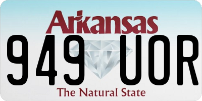 AR license plate 949UOR