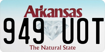 AR license plate 949UOT