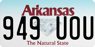 AR license plate 949UOU