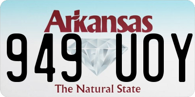 AR license plate 949UOY