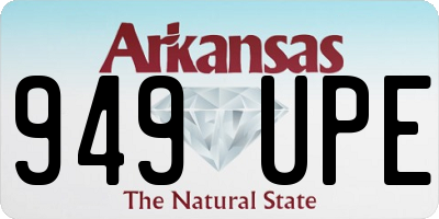 AR license plate 949UPE