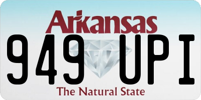 AR license plate 949UPI