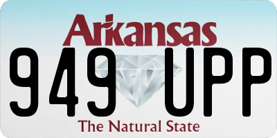 AR license plate 949UPP
