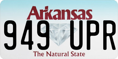 AR license plate 949UPR