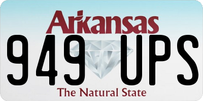 AR license plate 949UPS