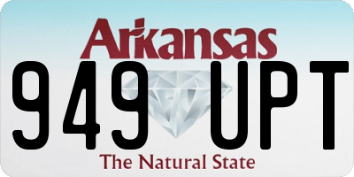 AR license plate 949UPT