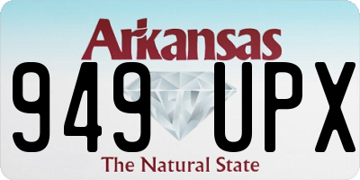 AR license plate 949UPX
