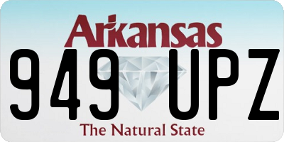AR license plate 949UPZ