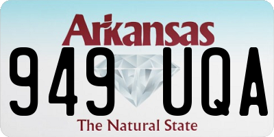 AR license plate 949UQA