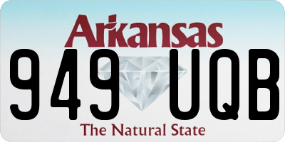 AR license plate 949UQB