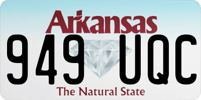 AR license plate 949UQC
